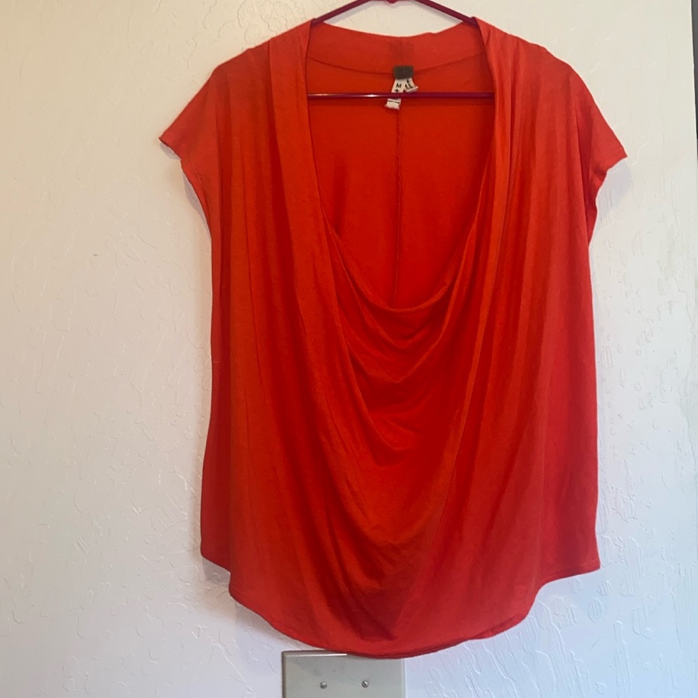 Free People We The Free Fantasy Tee in red size M